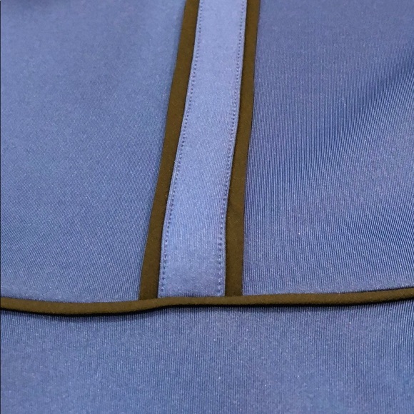 NWT REED XS Blue and Black Scuba Fit & Flare Dress - Picture 9 of 16